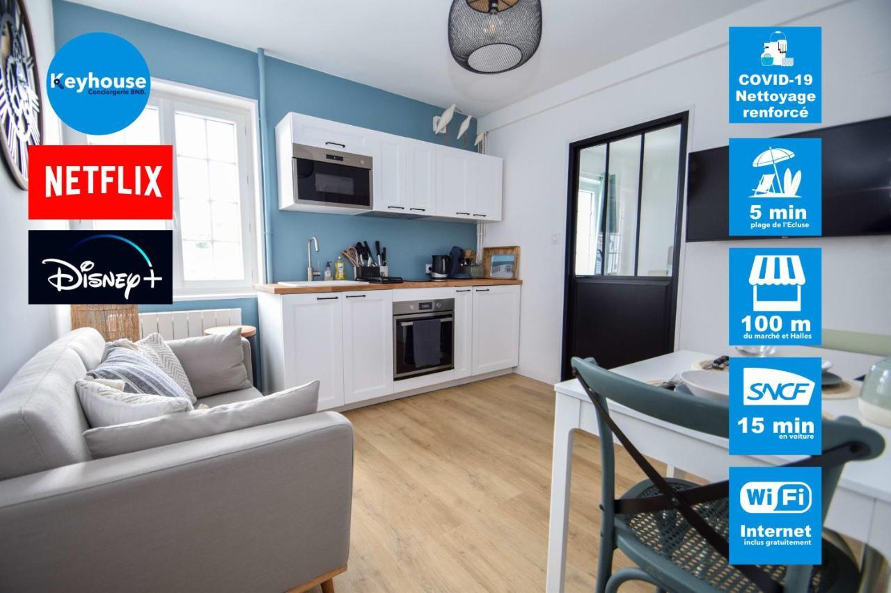 Апартаменты Vacances En Mode Pieton 2P 5Mn Plage Ecluse Динар Экстерьер фото